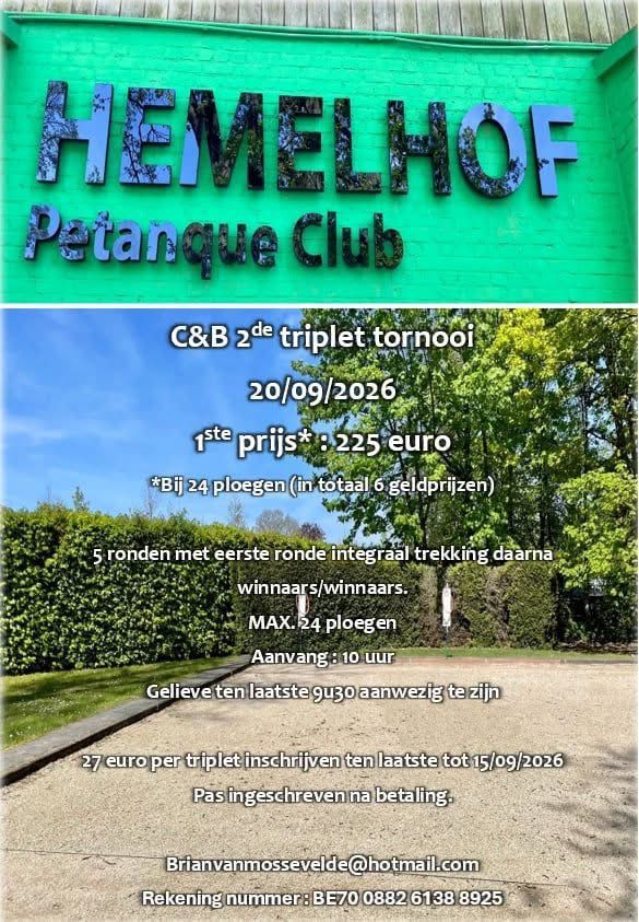 TripletTornooi PC Hemelhof