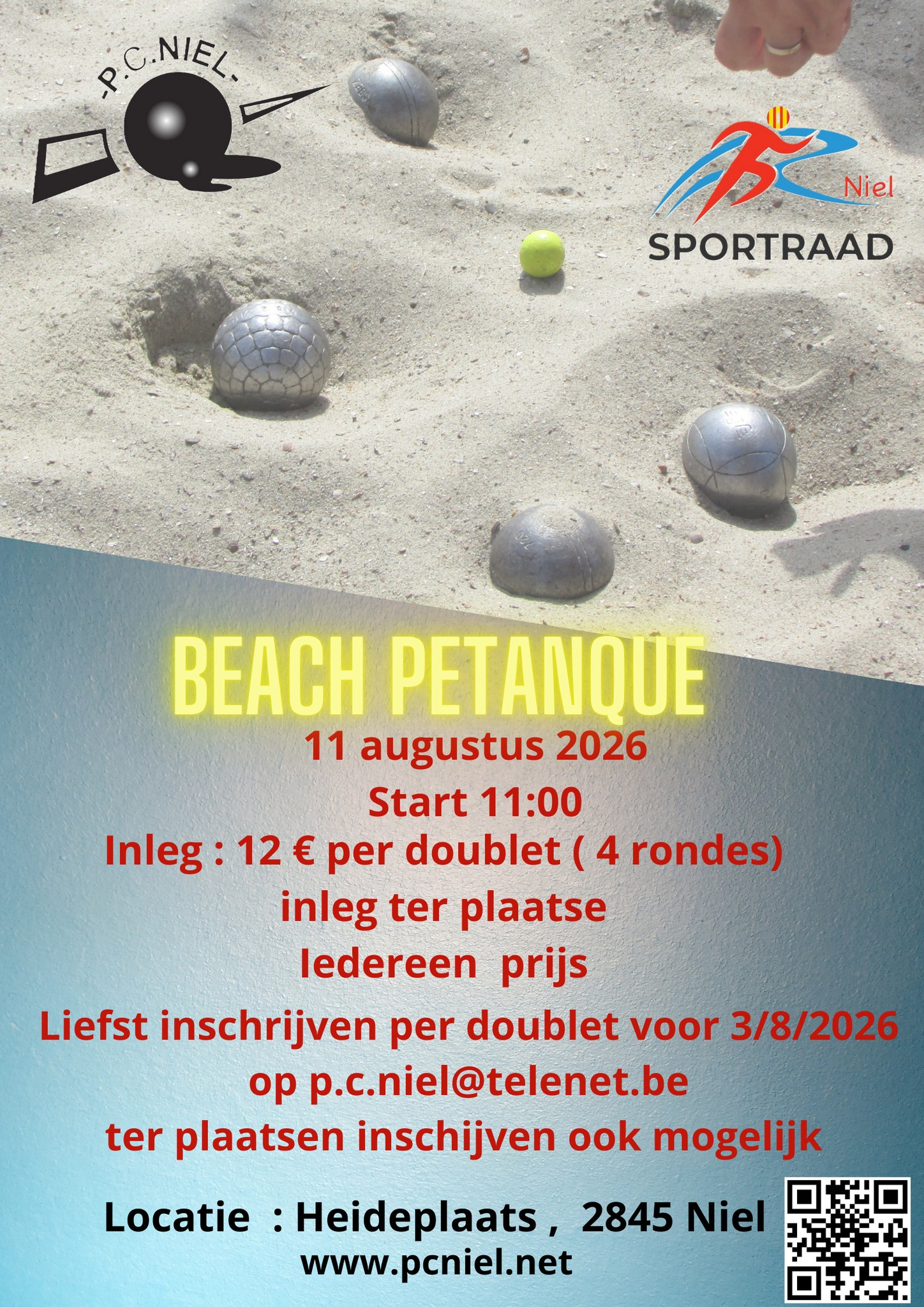 Beach petanque PC Niel